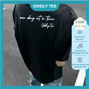 Áo Phông Oddly Tee Minimal Quote – One Day At A Time