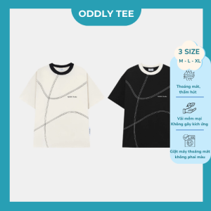 Áo Thun Wavy Line T-Shirt Unisex Form Oversize Local Brand Oddly Tee TS198